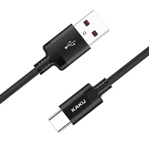 USB кабель Kaku KSC-284 USB - Type-C 2m - Black