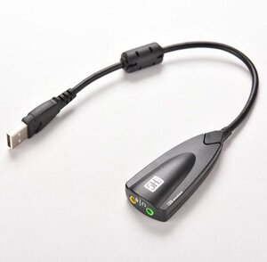Універсальна USB звукова карта з проводом (Sound Card Adapter)