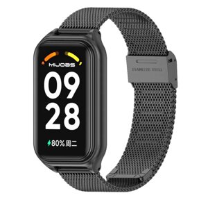 Ремінець металевий Mijobs Milan для фітнес браслета Xiaomi Redmi Smart Band 2 - Black