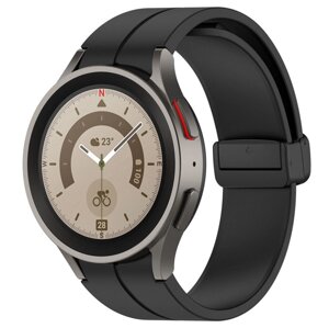 Ремінець Primolux Magnetic Silicone для годинника Samsung Galaxy Watch 4 / Watch 5 / Watch 5 Pro - Black M/L