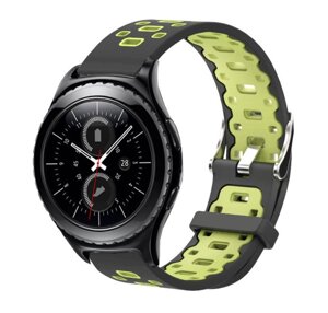 Спортивний ремінець Primo Perfor Classic для годин Samsung Gear S2 Classic SM-R372 / R735 - Black & Green