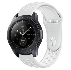 Спортивний ремінець Primo Perfor Sport для годин Samsung Galaxy Watch 42 mm (SM-R810) - Grey & White