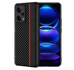 Чохол накладка Primolux CFC для Xiaomi Redmi Note 12 Pro Plus 5G - Black&Red