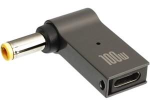 Адаптер для заряджання ноутбуків Type-C to DC 5.5-2.5mm 100W