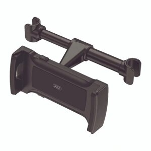 Автомобільний тримач холдер XO C93 для планшета, телефона на підголовник - Black