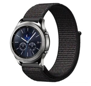 Нейлоновий ремінець Primo для годин Samsung Gear S3 Classic SM-R770 / Frontier RM760 Black