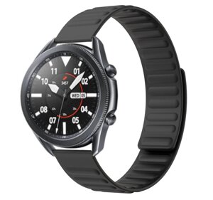 Силіконовий магнітний ремінець Primolux Magnet для годинника Samsung Galaxy Watch 3 45mm SM-R840 - Black