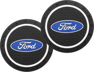Силіконовий килимок у підсклянник із логотипом Ford комплект 2 штуки
