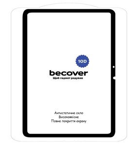 Захисне скло BeCover 10D для планшета Xiaomi Mi Pad 6 / Mi Pad 6 Pro 11" - Black