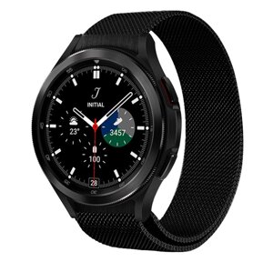 Міланський сітчастий ремінець Primolux для годинника Samsung Galaxy Watch 4 Classic 42mm SM-R880 - Black