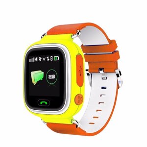 Дитячі розумні годинник Q90 з GPS трекером і функцією телефону - Orange