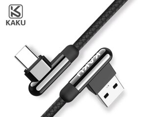 Кутовий кабель Kaku KSC-125 USB Type-C 1.2m - Black