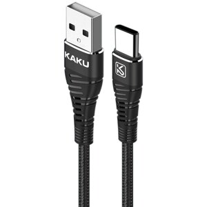 USB кабель Kaku KSC-298 USB - Type-C 1m - Black