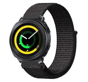 Нейлоновий ремінець Primo для годин Samsung Gear Sport SMR600 Black в Запорізькій області от компании Интернет-магазин "FotoUSB"