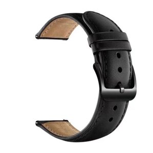 Шкіряний ремінець Primo для годин Xiaomi Huami Amazfit SportWatch 2 / Amazfit Stratos Black в Запорізькій області от компании Интернет-магазин "FotoUSB"