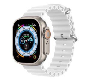 Ремінець силіконовий Primolux Ocean для годинника Apple Watch 38 mm / 40 mm / 41 mm - White