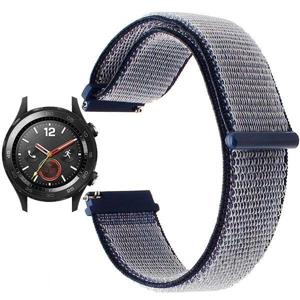 Нейлоновий ремінець Primo для годинника Huawei Watch 2 Navi Blue - знижка
