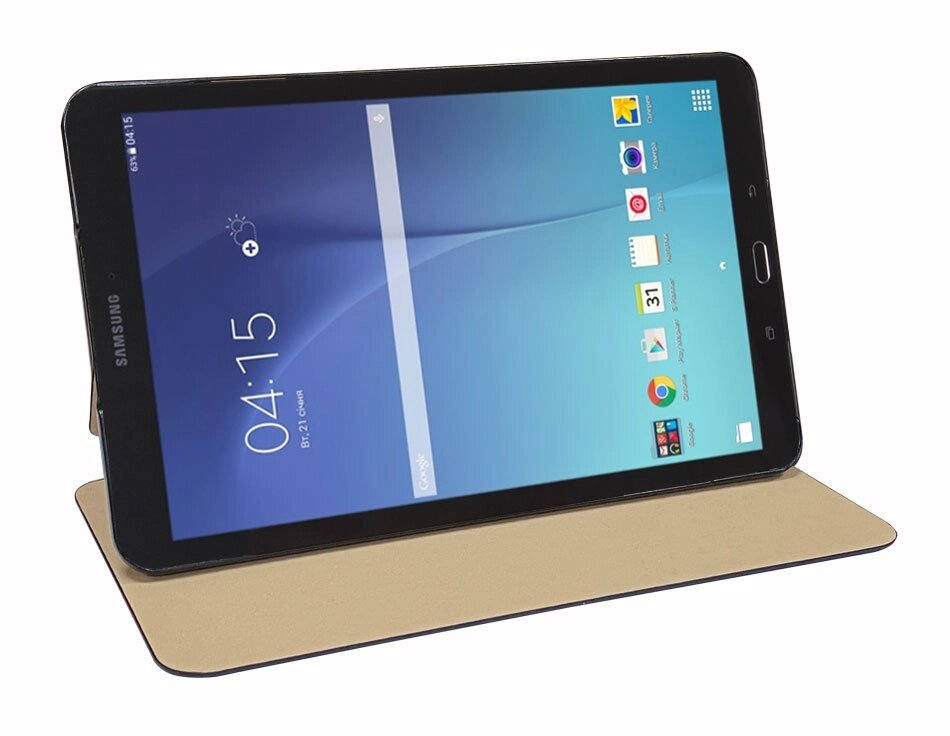 Чохол Kaku Slim Stand для планшета Samsung Galaxy Tab E 9.6&quot;SM-T560, SM-T561, SM-T565) - Black - огляд