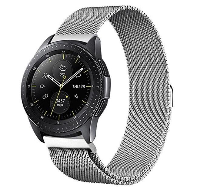 Міланський сітчастий ремінець Primo для годинника Samsung Galaxy Watch 42 mm (SMR810) Silver - фото