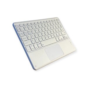 Бездротова клавіатура Primo KB01 Bluetooth з тачпадом - White