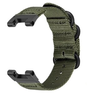 Нейлоновий ремінець Primo Traveller для годинника Xiaomi Amazfit T-Rex (A1918) / T-Rex Pro (A2013) - Army Green