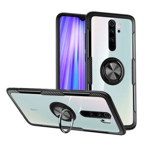 Чохол Primolux Ring Magnetic Stand для Xiaomi Redmi Note 8 Pro - Black