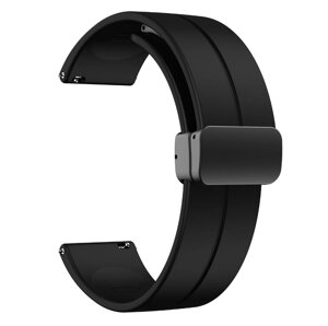 Ремінець Primolux Magnetic Silicone для годинника Samsung Gear S3 Classic SM-R770 / Frontier RM-760 - Black