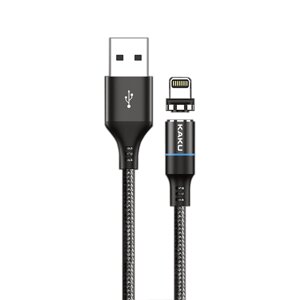 USB магнітний кабель Kaku KSC-194 USB - Lightning 1m - Black
