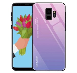 Чохол бампер Primolux Gradient Glass для Samsung Galaxy S9 (SM-G960) - Pink