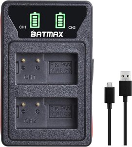 Зарядний пристрій Batmax для акумулятора Panasonic DMW-BLC12 аналог (DE-A79B)