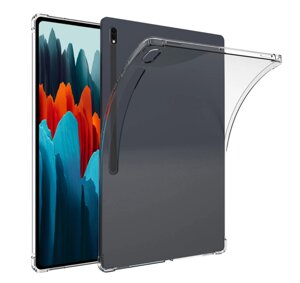 Силиконовый чехол бампер Primolux Silicone для планшета Samsung Galaxy Tab S7 Plus 12.4" (SM-T970/SM-T975/T976)- Clear
