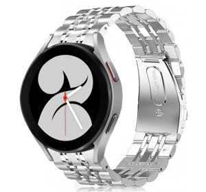 Металевий ремінець Primolux Steel Link для годинника Samsung Galaxy Watch 4 44mm SM-R870 - Silver