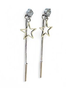 Сережки підвіски Primo Star - Silver