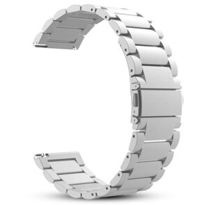 Металевий ремінець Primo для годин Samsung Watch Active (SM-R500) / Active 2 (SM-R820 / R830) - Silver