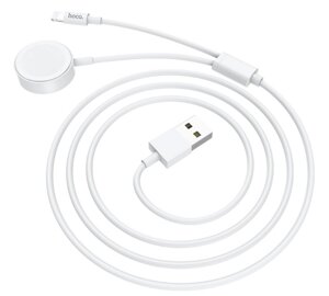 USB кабель Hoco U69 Lightning + зарядний пристрій для Apple Watch