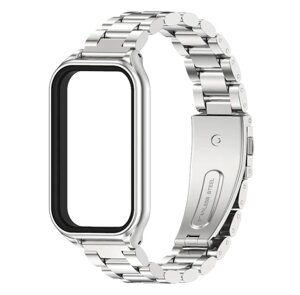 Металевий ремінець Mijobs для фітнес браслета Xiaomi Mi Smart Band 8 Active - Silver