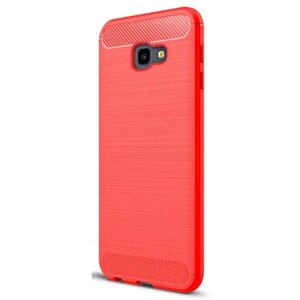 Протиударний бампер Primolux Carbon Fiber Series для Samsung J4 Plus 2018 (SM-J415) Red