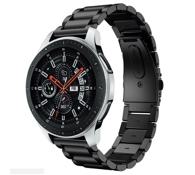 Металевий ремінець Primo для годинника Samsung Galaxy Watch 46mm (R800) - Black - переваги