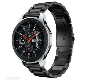 Металевий ремінець Primo для годинника Samsung Galaxy Watch 46mm (R800) - Black в Запорізькій області от компании Интернет-магазин "FotoUSB"