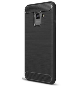 Чохол Primolux Carbon Fiber Series для Samsung A8 2018 (A530) Black