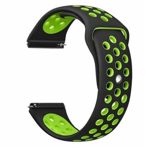 Спортивний ремінець Primo Perfor Sport для годин Garmin Vivoactive 3 / Vivomove HR / Forerunner 245/645 - Black & Green