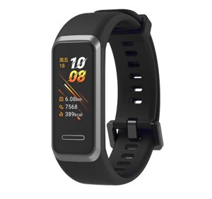 Силіконовий ремінець Primo для фітнес браслета Huawei Band 4 - Black