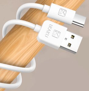 USB кабель Kaku KSC-332 USB - Type-C 2m - White