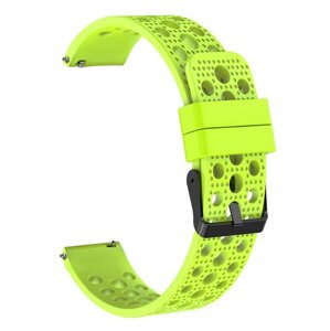 Спортивний ремінець з перфорацією Primo для годинника Samsung Gear Sport SMR600 - Lime