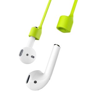 Магнітний ремінець держатель Baseus для Apple AirPods - Neon Green