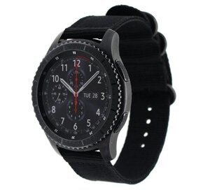 Нейлоновий ремінець Primo Traveller для годин Samsung Gear S3 Classic SMR770 / Frontier RM760 Black