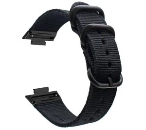 Нейлоновий ремінець Primo Traveller для фітнес браслета Huawei Watch Fit 2 - Black