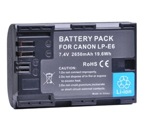 Акумулятор Canon LP-E6 (BATMAX) 2650mAh