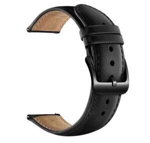 Шкіряний ремінець Primo для годин Samsung Gear Sport (R600) Black в Запорізькій області от компании Интернет-магазин "FotoUSB"