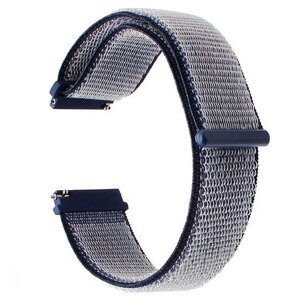 Нейлоновий ремінець Primo для годинника Samsung Galaxy Watch 42 mm (SMR810) Navy Blue в Запорізькій області от компании Интернет-магазин "FotoUSB"
